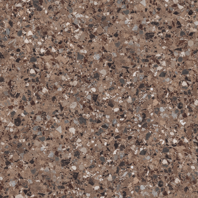 Milzetti - 47X47 Pebble, Cocoa, Polished